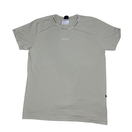 Camiseta boss gola listrada